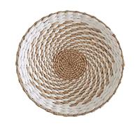 Obelunrp Basket Muro Intrecciato Chic Chic Boho Ceste Artigianali Moderne e Decorazioni da Parete Rustica Stile 5, Diametro 25 cm, Decorazione da Muro del Cesto, Decorazione del Cesto Muro