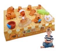 Obelunrp Figurine Capybara, Mini Resina Serie Capybara Serie Blinds Beste, Animals Collecble Toys for Kids Christmas Birthday Party Bomboniere