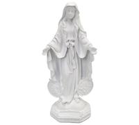 Obelunrp Mary Statue 8.6in Resina, Vitale Statue della Vergine Maria, Simbolo di Pace per casa, Adatto a Battesimi e Vacanze religiose Decorazioni per Il corridoio, Madre benedette, Madre