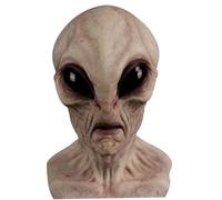 Obelunrp Maschere aliena per adulti, maschera aliena in lattice a testa piena, cover della testa di Halloween inquietante per costume da cosplay (stile 2)