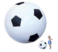 Obelunrp Pallone da calcio gonfiabile da 24 pollici in PVC fa esplodere il pallone da calcio con pompa manuale per spiaggia, piscina, parco giochi, all'aperto, gonfiabile, soffiare