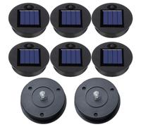 Obelunrp Parte Superiore di Ricambio per Luce Solare, Parte Superiore di Ricambio per Lanterna Solare da 8 Pezzi, Parti di Luce a Doppia modalità con Batteria incorporata, 2, 76 Pollici (7 cm)