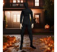 Obelunrp Prop di mandumi Imbottito, Bambola fittizia di Halloween da 185 cm, manichino a Base Fai -da -Te per Le Case infestate da Halloween Décor (Black)