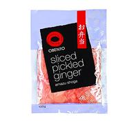 Obento Sliced Pickled Ginger Pink (zenzero rosa in dischetti), 100 g