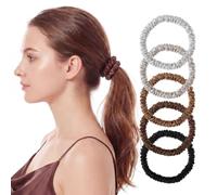 Obeoby Elastici per capelli in seta da donna, elastici in seta di gelso, tenuta delicata per capelli sottili o spessi, riducono l'attrito e le pieghe per dormire, lavoro, viaggi