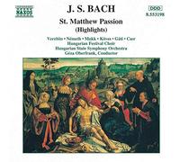 Hungarian Festival Choir J. S Bach: St. Matthew Passion (Highlights) (CD) Album