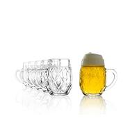 Oberglas Stölzle Landsberg, set di 6 brocche per birra, 0,3 litri, stabile boccale da birra da 0,3 l, lavabile in lavastoviglie