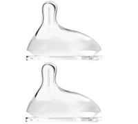 Oberni 2 tettarelle in silicone per biberon, taglia S