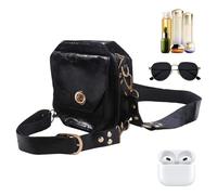 Oberschenkeltasche | Steampunk-Beintasche Aus PU-Leder | Vintage-Oberschenkeltasche | Für Fitnessstudio, Reisen, Wandern, Arbeit, Reiten, Spaziergänge Und Sportliche Aktivitäten, Nero ,