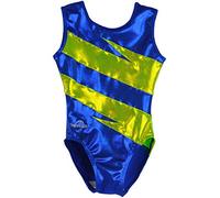 Obersee Girl's Gymnastics Leotard - Royal Blitz, 2X-Piccolo