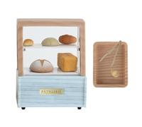 Obesntln Armadio per dolci, casa da pasticceria, espositore per torte in scala 1:12, vetrina per panetteria, vetrina per dolci, vetrina da forno per 3 anni