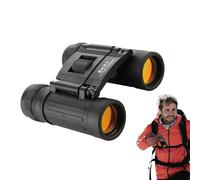 Obesntln Binocolo compatto per viaggi, binocolo per avventure all'aria aperta,Binocolo turistico 8x21 per adulti - Telescopi a pellicola rossa a bassa luminosità ad alta definizione e ingrandimento
