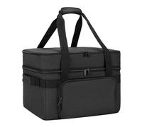 Obesntln Borse da trasporto per barbecue all'aperto, Borsa per barbecue interno,Custodia portatile per organizer per grigliate - Borsa per il trasporto della griglia interna con cuscino inferiore per