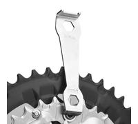 Obesntln Chiave fissa per viti di guarnitura, chiave a corona dentata, chiave di precisione in metallo per vite di guarnitura, strumento di riparazione per la rimozione della manovella, portatile per