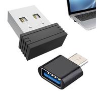 Obesntln Jiggler per Laptop, Sposta USB con Commutazione Touch - Shaker Automatico per con 2 modalità Jiggle per Evitare che il Computer Portatile entri in modalità di Sospensione