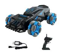 OBEST 2.4G Auto acrobatica telecomandata, Auto acrobatica RC Auto da Corsa Anti-collisione Rotante e Rotante a 360 °, Adatta per Regali di Compleanno per Bambini (Blu)