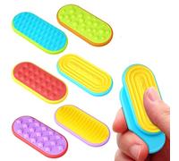 OBEST 6 pezzi magnetici Slider Sensory Toy per bambini e adulti, ADHD autismo sensoriale giocattolo per alleviare lo stress, giocattolo tranquillo fidget antistress, ideale per l'ufficio e i viaggi