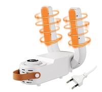 OBEST Asciuga Scarpe Elettrico con Timer, Asciuga Scarpe Portatile Pieghevole, Antibatterico UV, Scarpe da Calcio, Scarpe per Bambini, Scalda Scarpe, Scalda Piedi