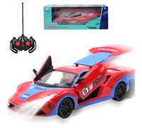 OBEST Auto Drift Telecomandata, Scala 1:16 RC Macchina Telecomandata con Luci LED, Modello Ufficiale Auto Casting, 5 Canali Veicolo ad Alta Velocità da Corsa, Racing Car Regali Giocattoli per Bambini