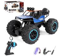 OBEST Auto Fuoristrada Telecomandata con Luce LED,Auto Telecomandata ad alta Velocità,Auto Giocattolo a Ricarica Telecomandata,Autonomia di 25 Minuti,Regalo per Ragazzi e Ragazze