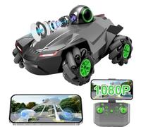 OBEST Auto telecomandata con fotocamera per bambini 5G FPV 1080P macchina fotografica auto giocattolo rotante HD fotocamera stunt auto, regalo per ragazzi e ragazze