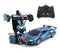 OBEST Auto Telecomandata Transformer, Auto Robot Telecomandata 2 in 1, Giocattolo per Auto RC, Regali per telecomando trasforma auto per bambini di età superiore a 6 anni, ragazzo e ragazza