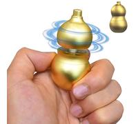 OBEST Calabash o forma di zucca in metallo, giocattolo di Fidget EDC per adulti, ADHD Autismo Ansia Stress Relief magnetico Fidget Toy per gli adulti (Oro)
