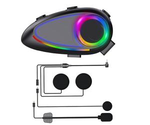 OBEST Cuffie Bluetooth per moto, cuffie Bluetooth 5.4, IP65 impermeabile e antipolvere, batteria da 800 mAh, supporto vocale, ideale per attività all'aperto, motociclismo, sci