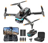 OBEST Drone con Telecamera, 1080P HD Pieghevole WiFi Drone RC Quadcopter Telecomandati Droni, 2 Batterie, Giocattoli e Regali per Bambini Adulti