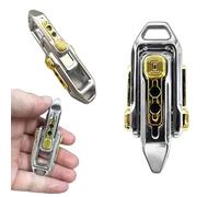 OBEST EDC Metal Fidget Slider, giocattolo magnetico scorrevole, doppio cursore per mani, giocattolo antistress per uomini, aiuta con ansia, stress/autismo/ADHD