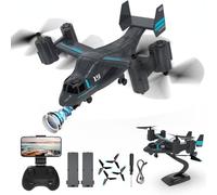 OBEST Elicottero Telecomandato per Principiante con Telecamera 1080P,2.4 Ghz Aereo Telecomandato con Wifi FPV Trasmissione,Decollo/Atterraggio con Un Clic,Elicottero Militare