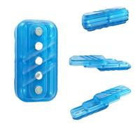 OBEST Fidget Jelly Slider Magnetico Pmma, Giocattolo Sensoriale Push Card a 3 Strati e 6 Segmenti Blocco Tattile, EDC Magnetico Spinner Adatto per Adulti Alleviare Stress/ADHD/Ansia
