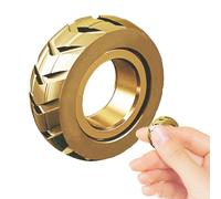 OBEST Fidget Slider Giocattoli EDC per Adulti Antistress in Metallo Magnetico ADHD Anelli di Agitazione Casual Anelli di Rotazione Giocattolo Antistress
