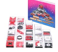 OBEST Fidget Toys Set,24 Pcs Equilibrio Puzzle Set, 3D Labirinto Box,Intelligente Mini Giocattolo Equilibrio Giocattolo,Gioco di Abilità di Sollievo da Stress 3D dei Bambini, Regalo di Natale