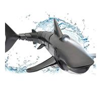 OBEST Giocattolo dello Squalo Telecomandato, 2.4GHz RC Squalo Barca per Piscine e Laghi, Simulazione Elevata Giocattoli d'acqua Estivi Telecomandata, Elettrica Shark Boat Regalo per Ragazzi e Ragazze