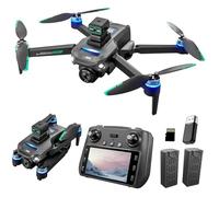 OBEST GPS Drone con Telecamera 4K, Wifi FPV Drone Professionale con Motore Brushless,120° Telecamera Regolabile Motorizzata,Evitare Gli Ostacoli,Radiocomando con Schermo,7.4V Batteria