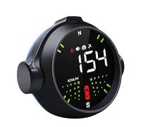 OBEST HUD Per Auto Head up Display,con Tachimetro GPS,Bussola Satellitare,Allarme di Sovravelocità,Avviso di Stanchezza Alla Guida, Bussola,Adatto a Tutti i Veicoli