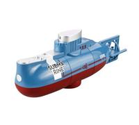 OBEST Mini Sottomarino Radiocomandato, 6 M/Min U barca con Telecomando, Rotazione a 360° Modello di Barca Sommergibile ad Alta Velocità, Giocattolo Elettrico per Nave Subacquea per la dell'acquario