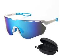 OBEST Occhiali da Sole Ciclismo Polarizzati,Occhiali da Ciclismo Polarizzati, [24g Ultraleggero] Anti-UV400, TR90 Telaio, Nasello Regolabile,per Sport Uomo Donna Guida Pesca Golf Baseball Corsa