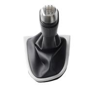 OBEST Pomello del Cambio Auto Compatibile Clio 2 3 2005-09, Clio 4 2012-19, Megane 2, Laguna 2 2003-09, Scenic 2, Dacia, con Adattatore (Compatibile Clio 4)