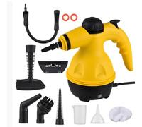 OBEST Pulitore a vapore portatile ad alta temperatura con 9 accessori per cucina, divano, bagno, auto