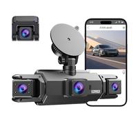 OBEST Registratore di Bordò a 4 Canali, 1080p, Girevole a 360°, Visione Anteriore/Posteriore e Laterale, Registrazione Ripetibile, per Auto