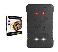 OBEST Repellente per Roditori a Ultrasuoni, Respinge Puzzole, Ratti, Procioni e Roditori, Funzionamento a Batteria, Adatto per Auto, Garage e Soffitte