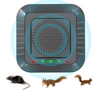 OBEST Repellente ultrasonico, copertura ultrasonica a 360° per la difesa di roditori e uccelli, dispositivo silenzioso ad alta frequenza per la protezione dei roditori, adatto per soffitte, garage