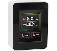 OBEST Rilevatore di CO2,ensore Portatile di Temperatura e Umidit¨¤ dell'aria, Rilevatore Gas,Rilevatore di Utilizzato in Camere da Letto, Magazzini di Fabbrica, Interni, Serre