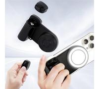 OBEST Ring Light con MagSafe,Impugnatura con Telecomando per Otturatore Della Fotocamera per Smartphone, Telecomando Bluetooth Rimovibile Senza Fili