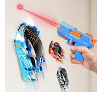 OBEST Telecomando da parete per arrampicata, auto, rotazione a 360°, veicoli che possono strisciare su pareti e soffitti, giocattolo RC Stunt per bambini, Zero Gravity Wall Climb Car