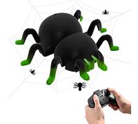 OBEST Telecomando Ragno Giocattoli per Bambini，Realistico RC Spider con LED e Modalità Arrampicata su Parete, Animali Giocattolo per Bambini 3 4 5 6 7 8 9 10 11 12+ Anni,Regali per Halloween Natale