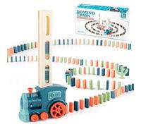 OBEST Treno del Domino, 80 pcs Blocchi Domino Blocks Treno Elettrico