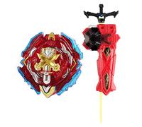 OBEST Trottole Burst con Launcher, B-200 Battle Metal Turbo Gyro Spinners e Launcher Set, Giocattoli Regali per Bambini (B-200)